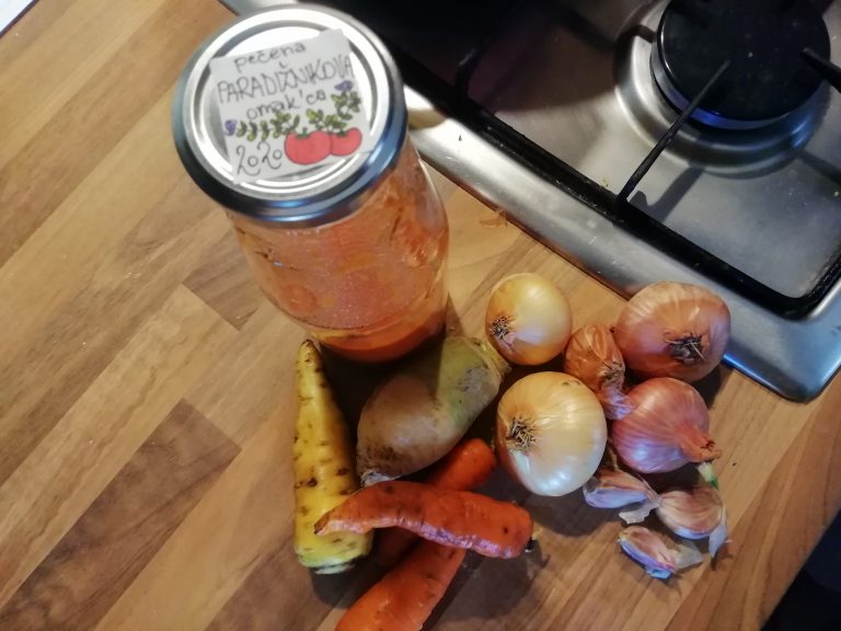 sestavine pasulj NA KONCU MAVRICE